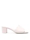 Alexander Mcqueen Alexander Mc Queen Seal Leather Mules In Beige