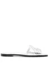 Alexander Mcqueen Seal Leather Sandals
