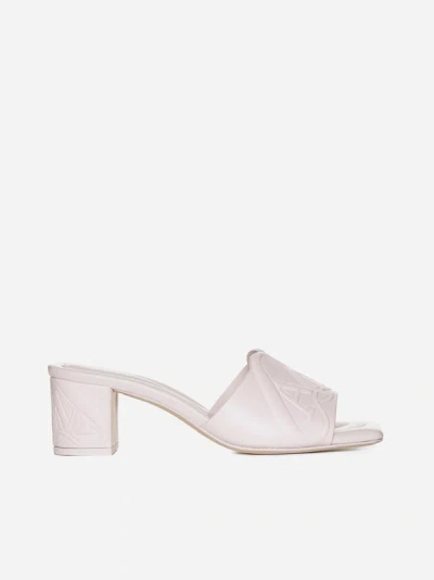 Alexander Mcqueen The Seal Embossed Slip In Clay