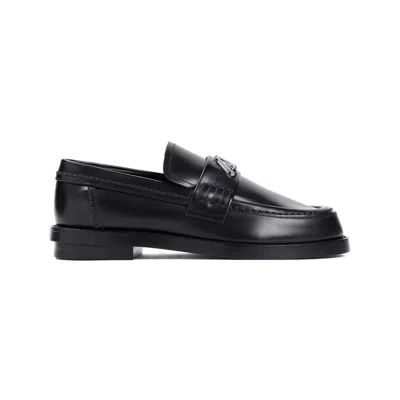 Alexander Mcqueen Seal Loafers In Black