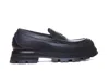 Alexander Mcqueen Seal Logo Loafers In Black