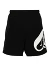 Alexander Mcqueen Shorts Da Mare Seal In Black