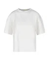 Alexander Mcqueen Seam-detailed Cotton T-shirt In White