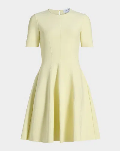 ALEXANDER MCQUEEN SEAMED SHORT-SLEEVE MINI DRESS