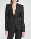 Alexander Mcqueen Blazer Jacket In Grey