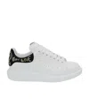 Alexander Mcqueen Sequin-embellished Lace-up Sneakers In White