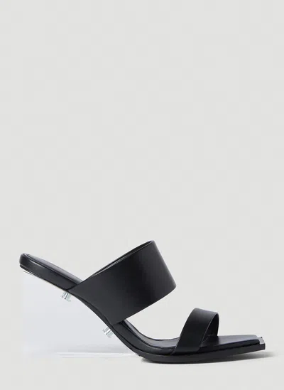 Alexander Mcqueen Shard High Heel Sandals In Black