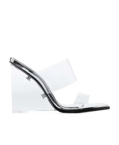 ALEXANDER MCQUEEN ALEXANDER MCQUEEN SQUARE-TOE HEELED SANDALS