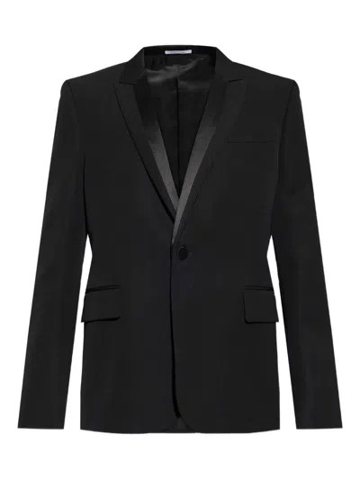 Alexander Mcqueen Shawl-lapel Single-breasted Blazer In Black