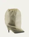 Alexander Mcqueen Bag Boot In Beige Black