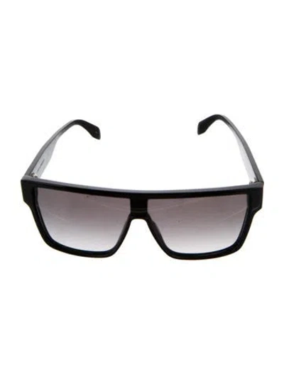 Pre-owned Alexander Mcqueen Shield Gradient Sunglasses In Black