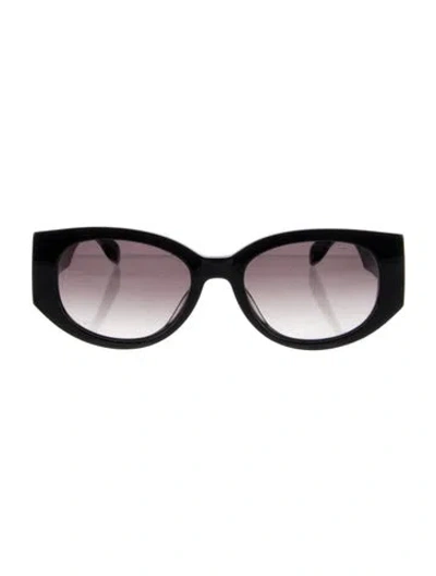 Pre-owned Alexander Mcqueen Shield Gradient Sunglasses In Black