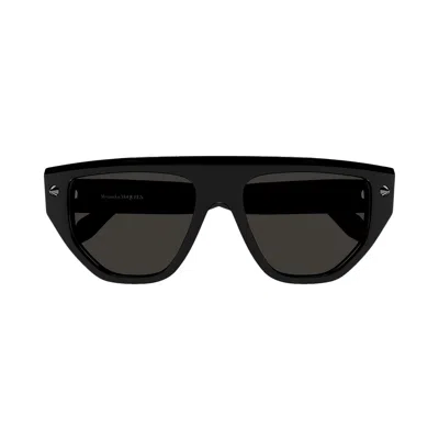 Pre-owned Alexander Mcqueen Shield Sunglasses 'black/grey' | Men's Size Onesize