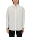 Alexander Mcqueen Cocoon Shirt With Cut-out Details