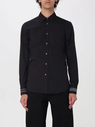ALEXANDER MCQUEEN SHIRT MCQUEEN MEN COLOR BLACK,412607002