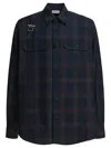 Alexander Mcqueen Plaid Casual Shirt With Structured Collar In Multi