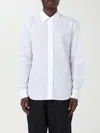 Alexander Mcqueen Classic Tailored Poplin Shirt For Men In Black