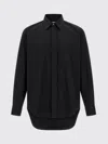 Alexander Mcqueen Mcqueen Logo Embroidery Shirt In Black