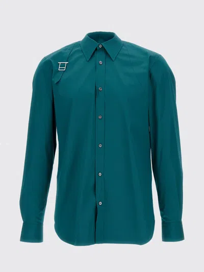 ALEXANDER MCQUEEN SHIRT MCQUEEN MEN COLOR GREEN,H25700012