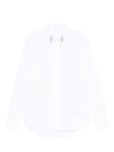 Alexander Mcqueen Shirt With Appliqué In White