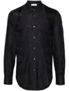 Alexander Mcqueen Harness Cotton Shirt In Black