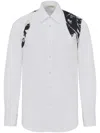 Alexander Mcqueen Alexander Mc Queen Printed Harness Shirt In White