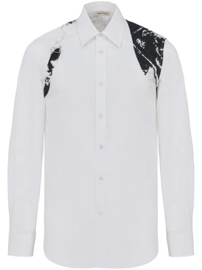 Alexander Mcqueen Shirt With Buckle In White