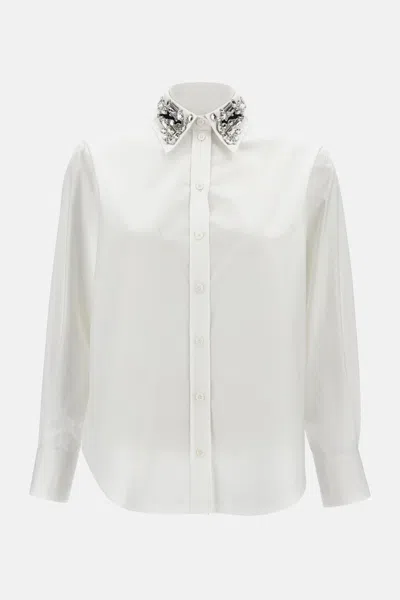 ALEXANDER MCQUEEN SHIRT WITH CRYSTALS