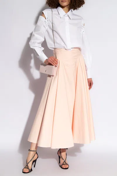 Alexander Mcqueen Shirt With Cutouts In White
