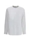 Alexander Mcqueen Shirt With Embellished Collar In Multi