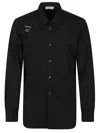 Alexander Mcqueen Harness Shirt With Unique T Buckle Detail In Black