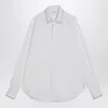 Alexander Mcqueen Alexander Mc Queen White Cotton Shirt With Studs In White