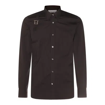 Alexander Mcqueen Black Cotton Shirt