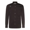 Alexander Mcqueen Buttoned Cuffs Long Sleeve Shirt Strap In Brown