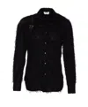 Alexander Mcqueen Long Sleeve Shirt In Black