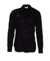 Alexander Mcqueen Long Sleeve Shirt In Black