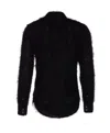 Alexander Mcqueen Harness Fringed Shirt In Black