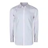 Alexander Mcqueen Casual Shirt With Button-down Collar And Buckle Detail In White