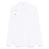 Alexander Mcqueen Structured Button-down Collar Shirt With Buckle In White
