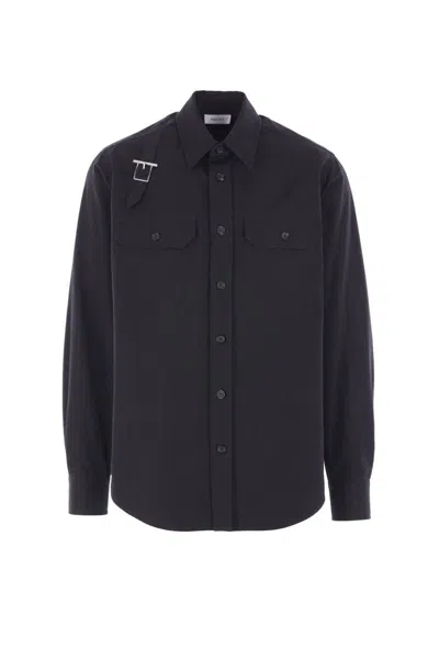 Alexander Mcqueen Shirts In Black
