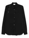 Alexander Mcqueen Alexander Mc Queen Harness Shirt With T Buckle In Black