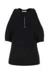 Alexander Mcqueen Alexander Mc Queen Ribbed Top In Black