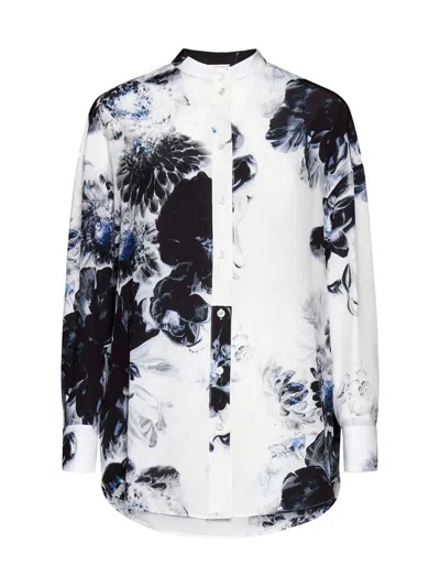 Alexander Mcqueen Shirts In Black&white