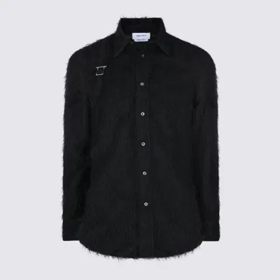 Alexander Mcqueen Shirts Blacks And Greys In Multi