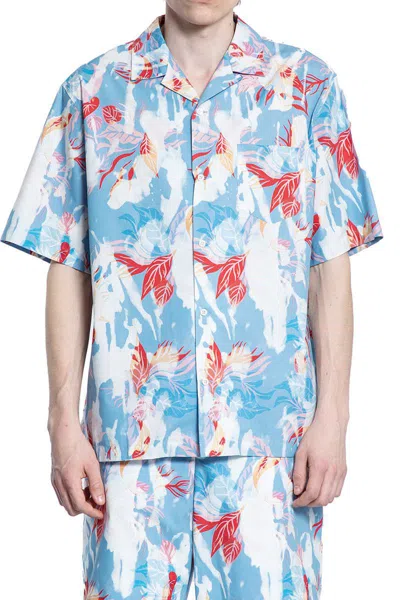 Alexander Mcqueen T-shirt Mcqueen Men Color Blue