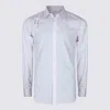 Alexander Mcqueen Casual Shirt With Button-down Collar And Buckle Detail In Yellow