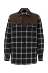 Alexander Mcqueen Men Embroidered Cotton Shirt In Multicolor