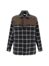 Alexander Mcqueen Men Embroidered Cotton Shirt In Brown