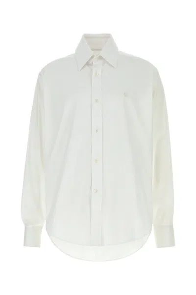 Alexander Mcqueen Shirts In Opticalwhite