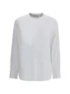 Alexander Mcqueen Shirt With Embellished Collar In White